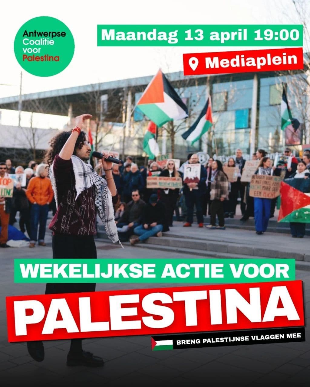 WEKELIJKSE ACTIE VOOR PALESTINA