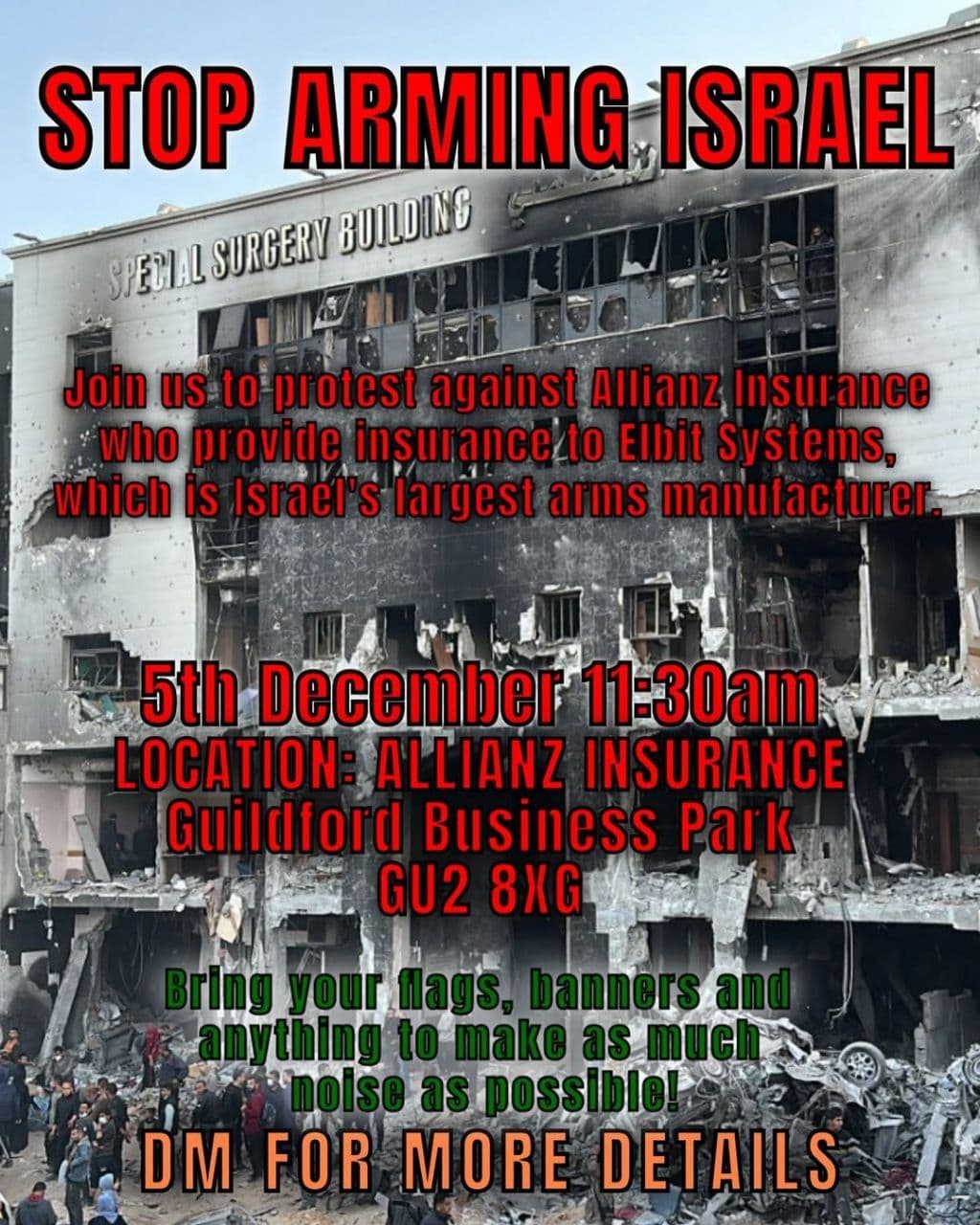 STOP ARMING ISRAEL