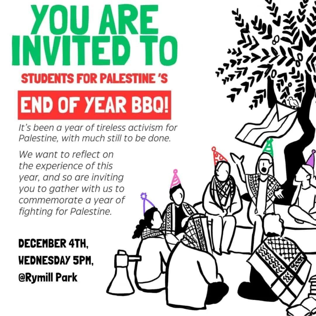 YOU ARE INVITED TO STUDENTS FOR PALESTINE 'S