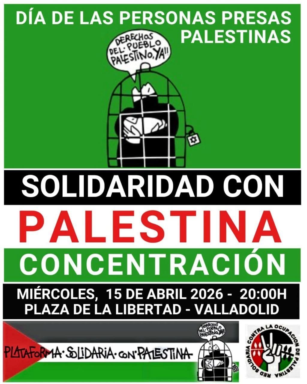 SOLIDARIDAD CON PALESTINA CONCENTRACIÓN