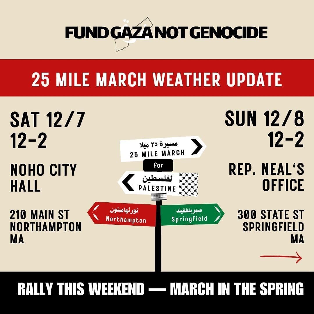 FUND GAZA NOT GENOCIDE (Northampton)