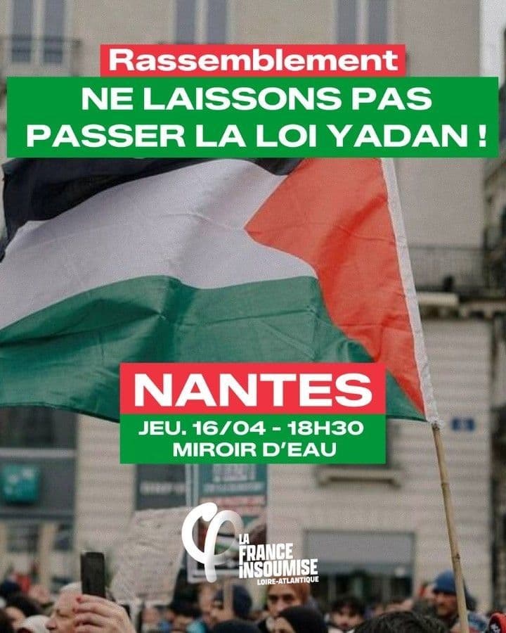 NE LAISSONS PAS PASSER LA LOI YADAN !