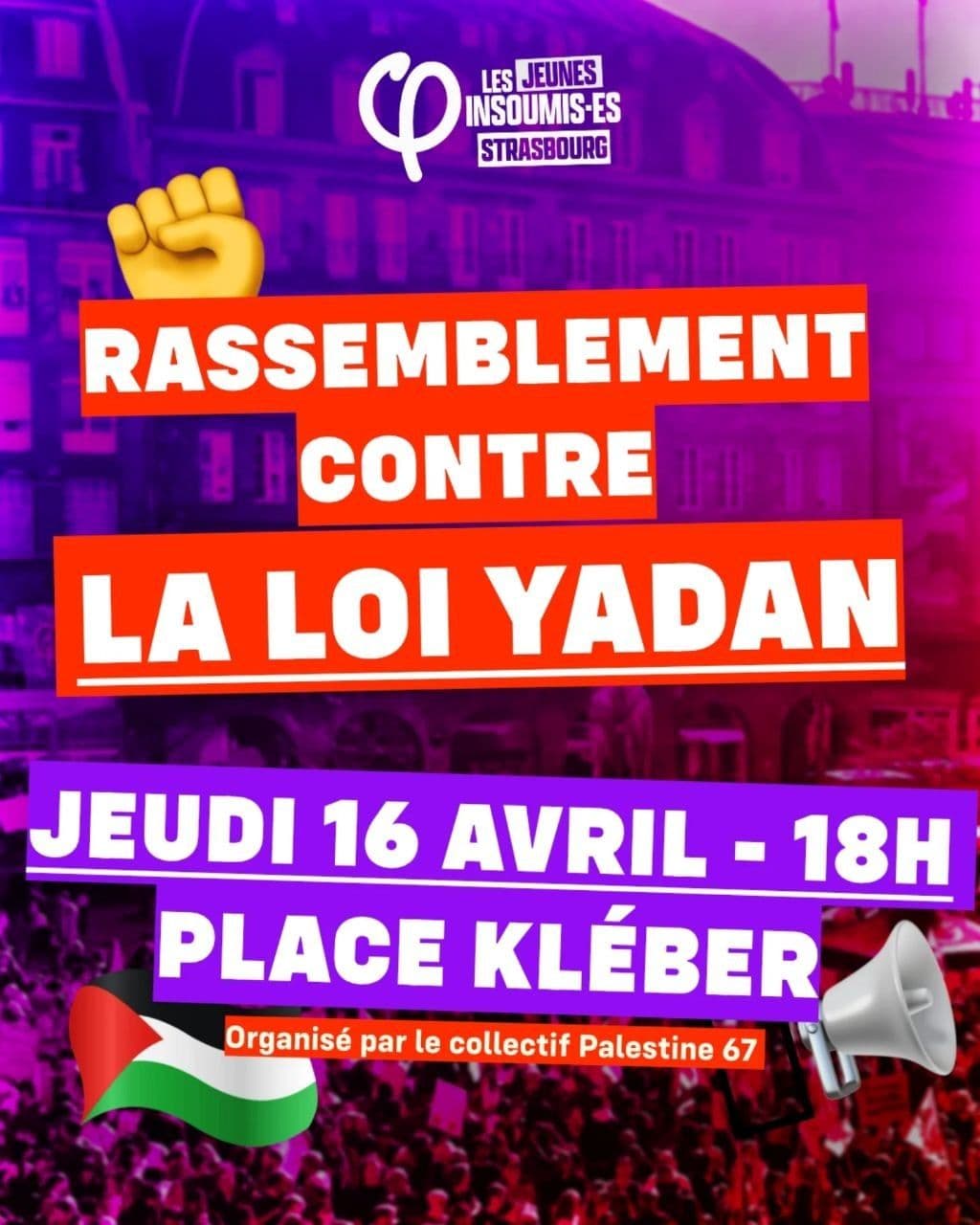 RASSEMBLEMENT ICONTRE LA LOI YADAN