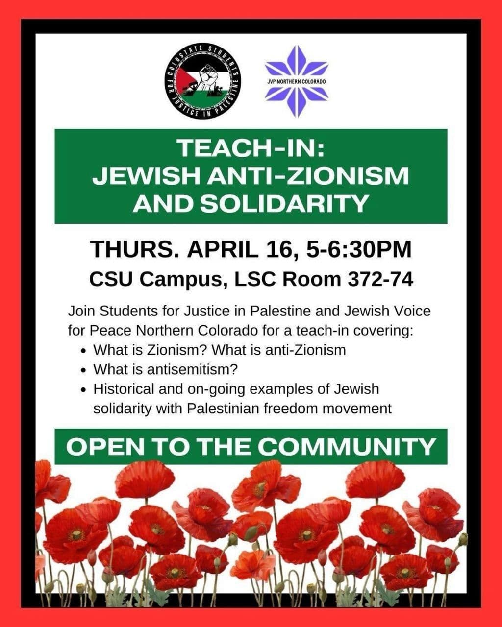 teach-in: JEWISH ANTI-ZIONISM AND SOLIDARITY