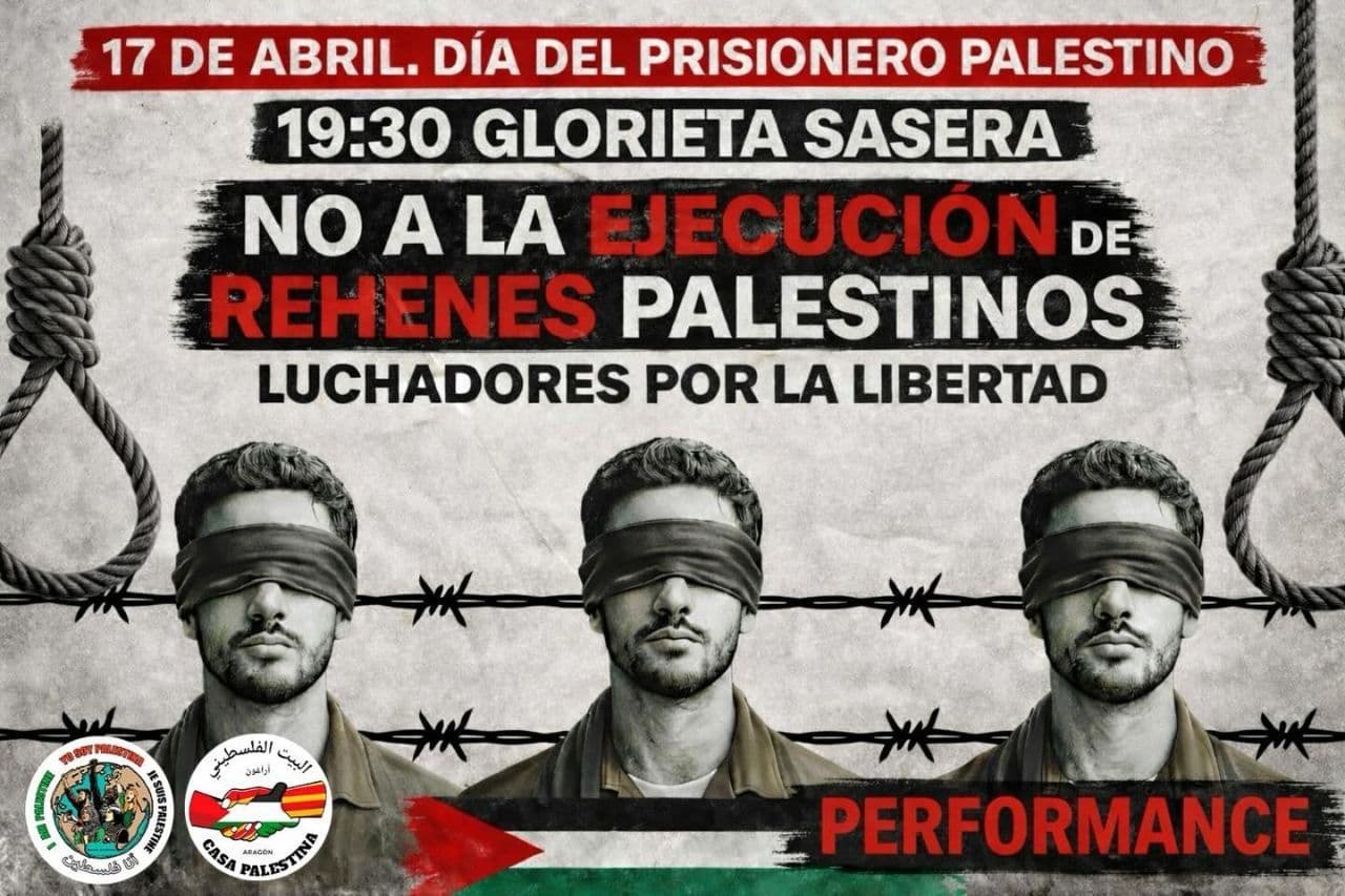 NO A LA EJECUCIÓN DE REHENES PALESTINOS