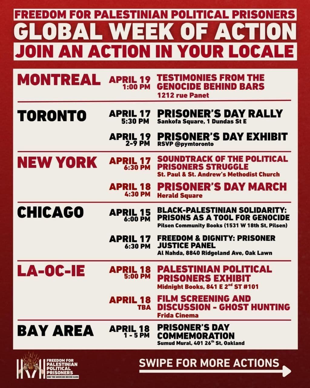 GLOBAL WEEK OF ACTION / Chicago
