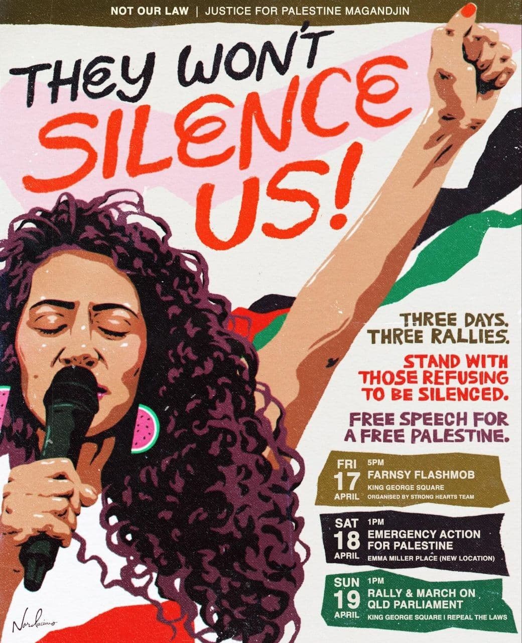 THEY WON’T SILENCE US / 17 April 