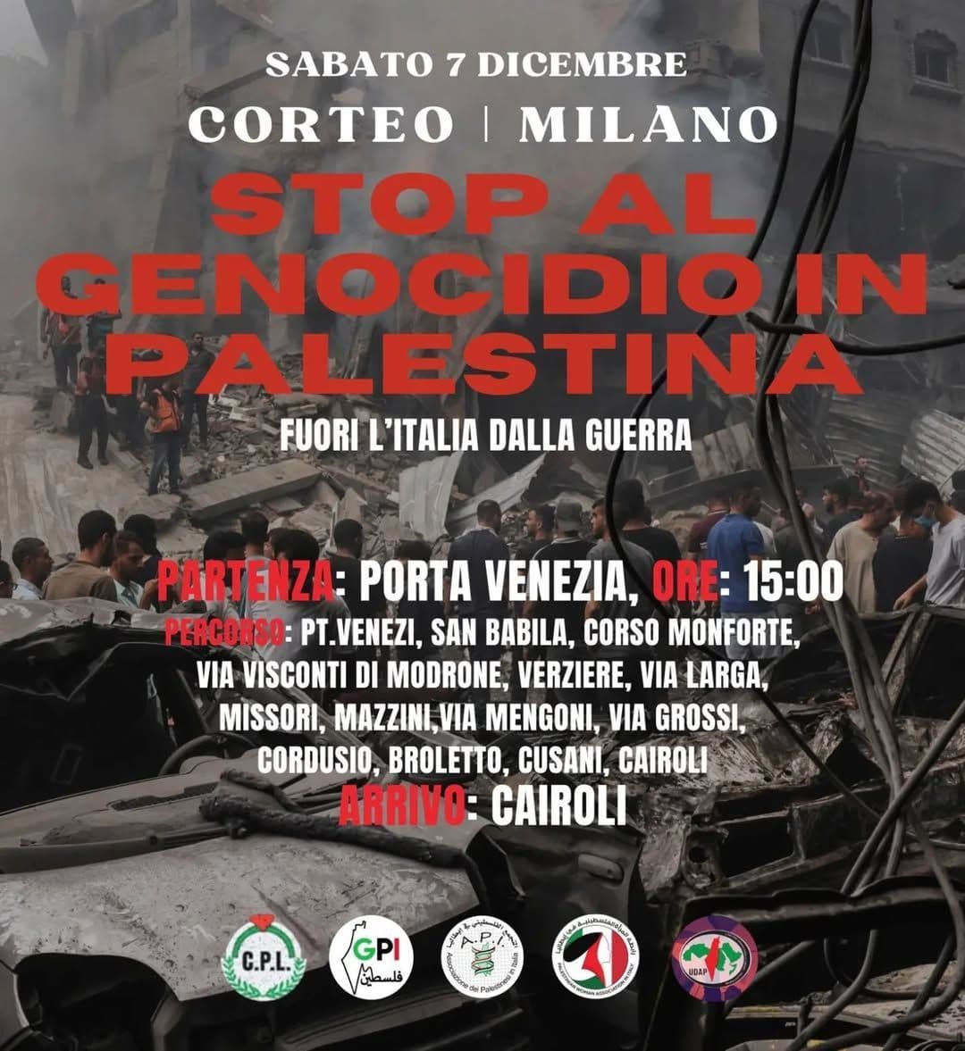 STOP AL GENOCIDIO IN PALESTINA
