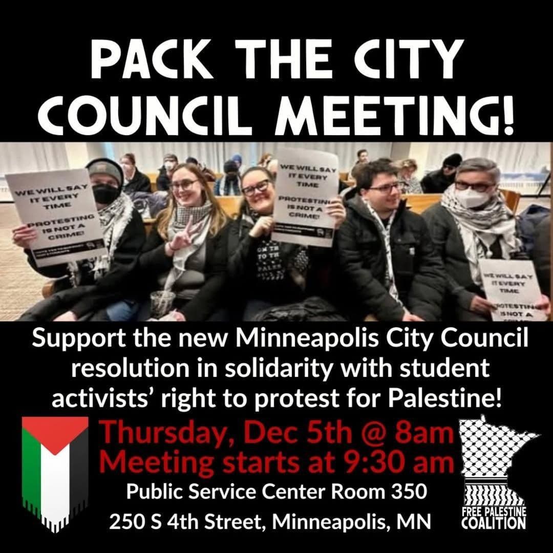 PACK THE CITY COUNCIL MEETING!
