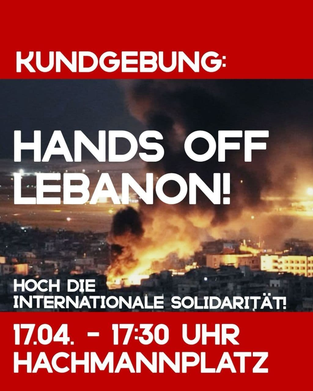HANDS OFF LEBANON!