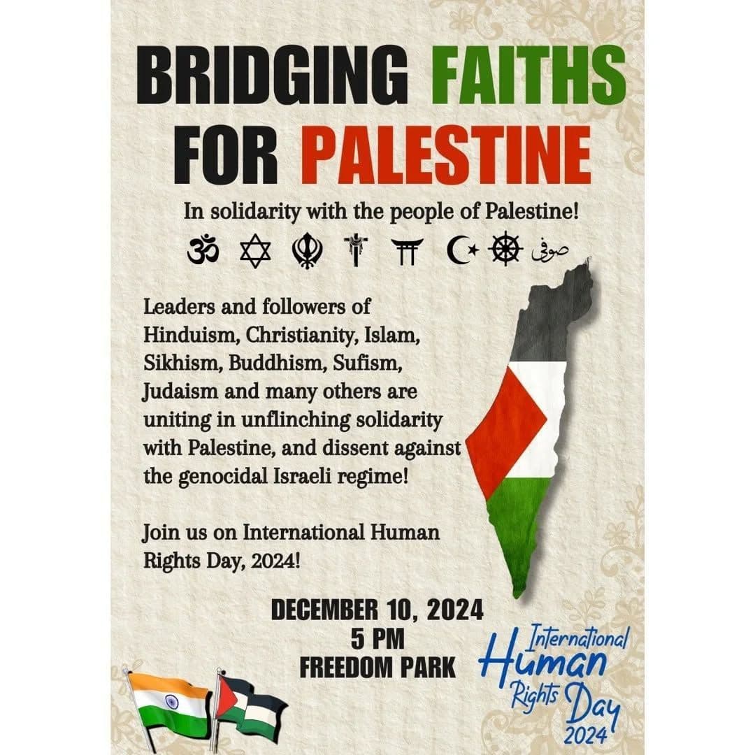 BRIDGING FAITHS FOR PALESTINE