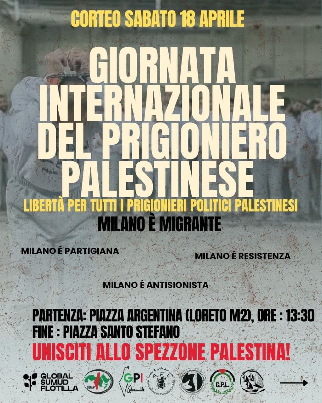 GIORNATA INTERNAZIONALE DEL PRIGIONIERO PALESTINESE