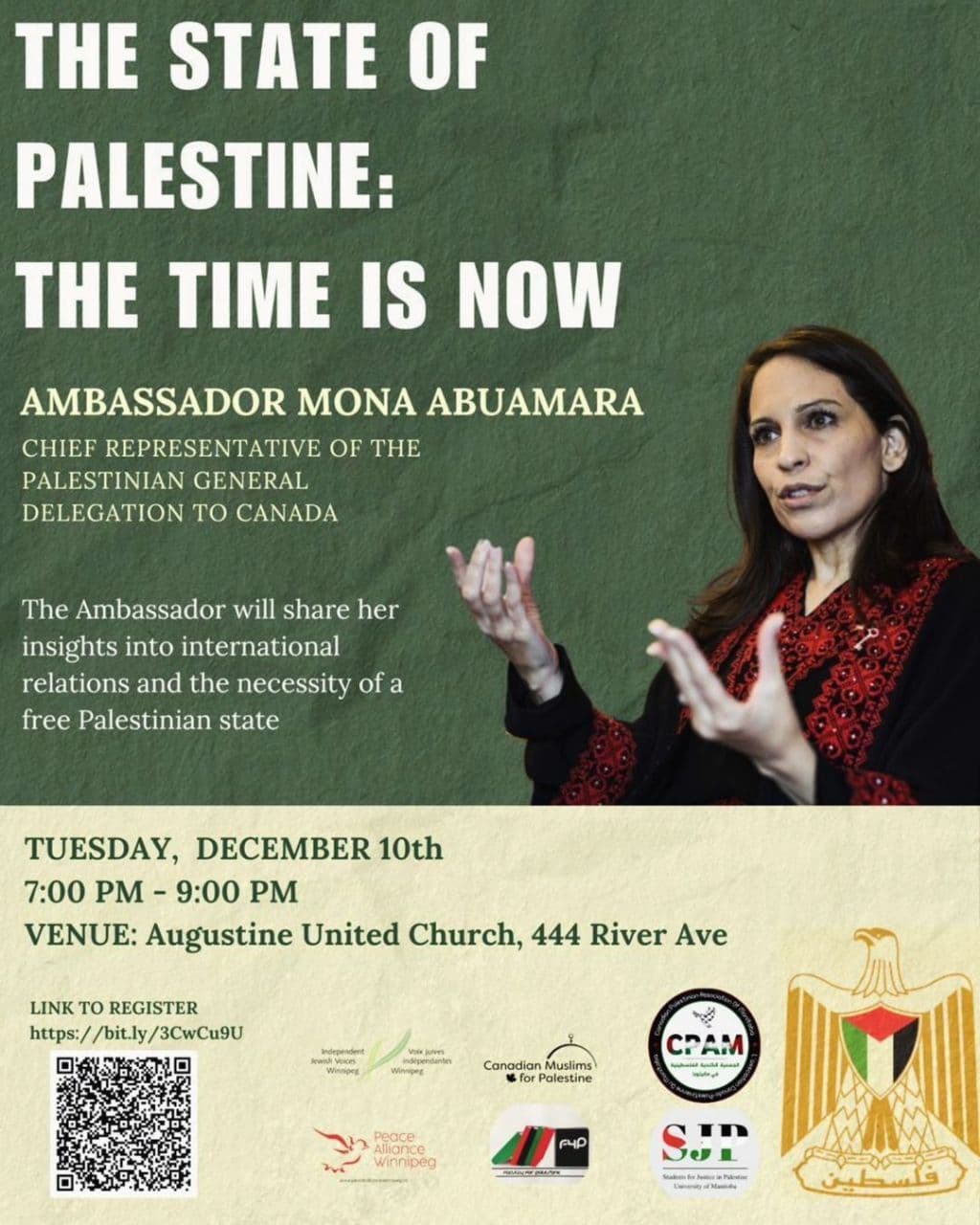 THE STATE OF PALESTINE: THE TIME IS NOW