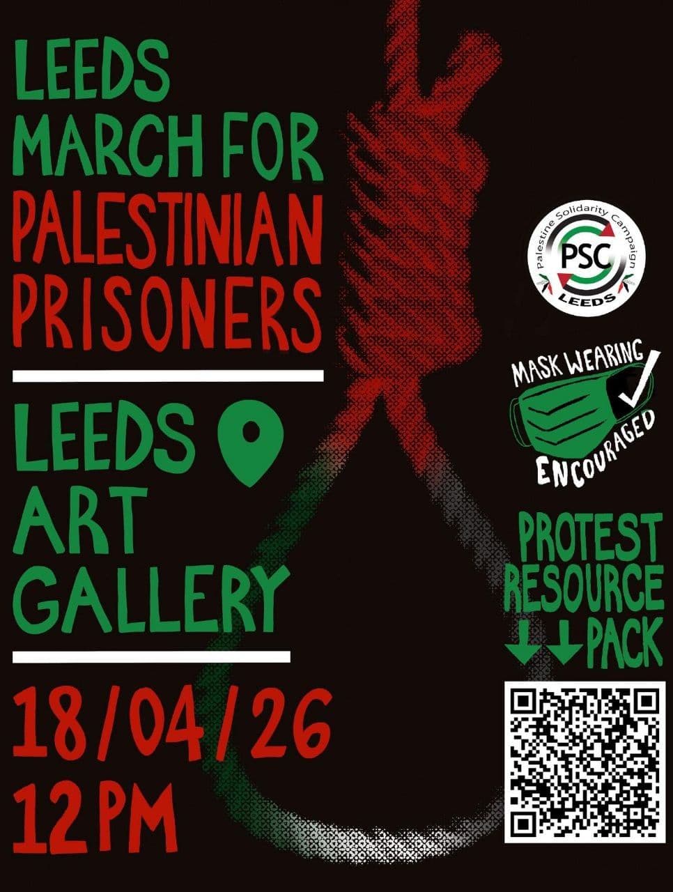 LEEDS MARCH FOR PALESTINIAN PRISONERS