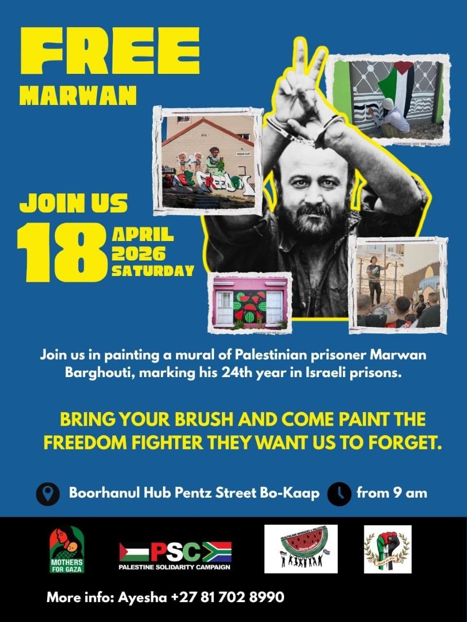 Painting Freedom for Marwan Barghouti 