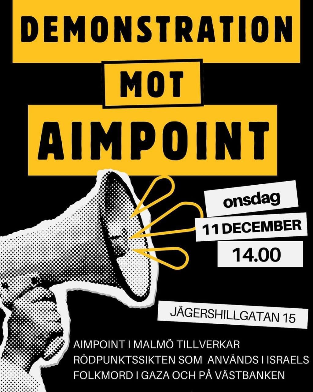 DEMONSTRATION MOT AIMPOINT