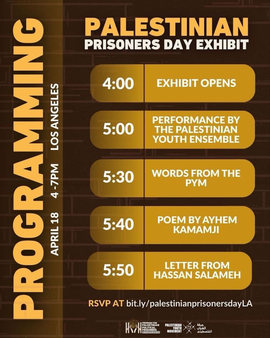 PALESTINIAN PRISONERS DAY EXHIBIT
