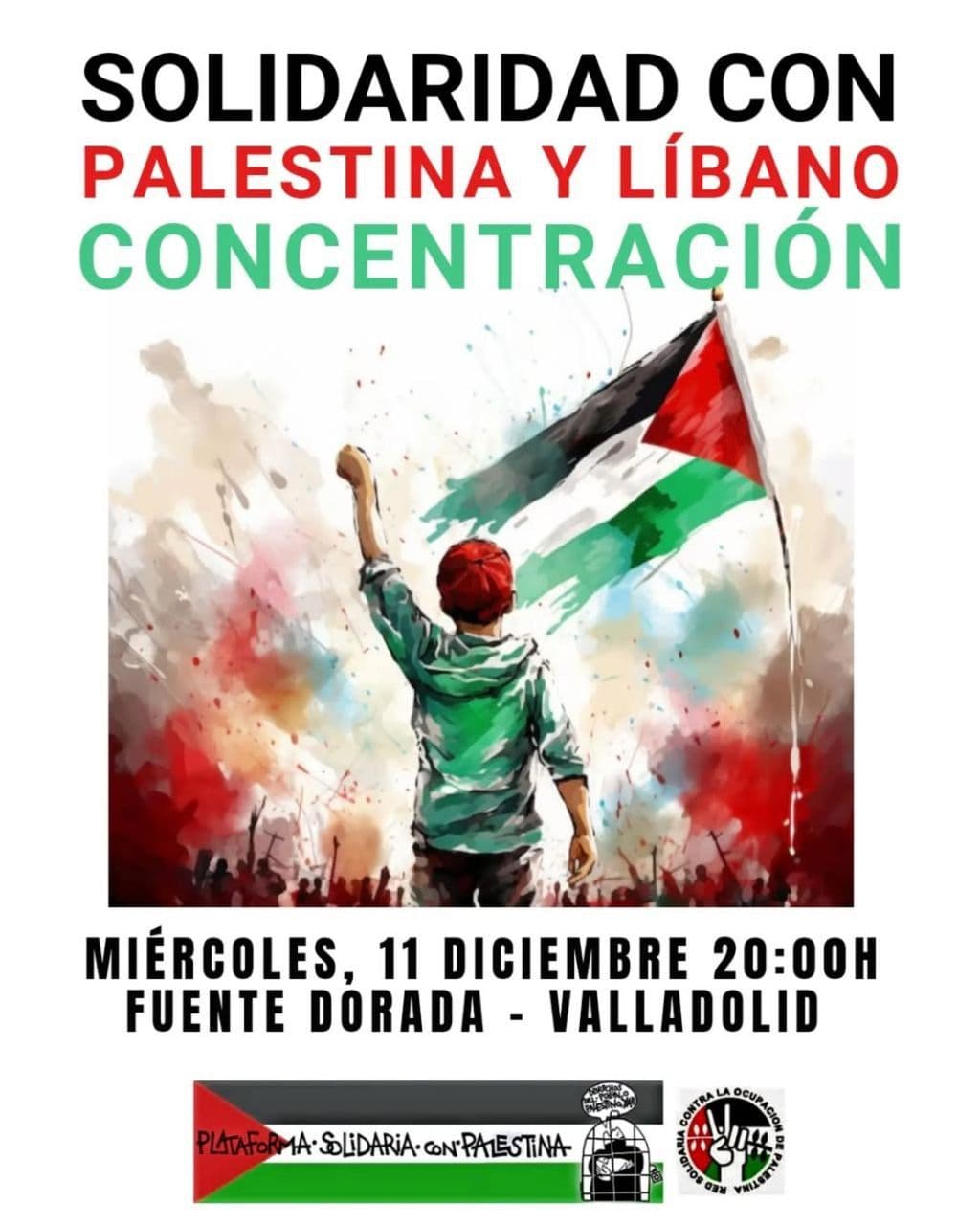 SOLIDARIDAD CON PALESTINA Y LÍBANO CONCENTRACIÓN