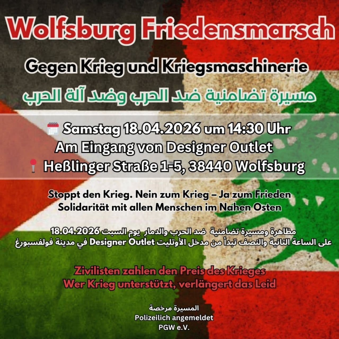Wolfsburg Friedensmarsch