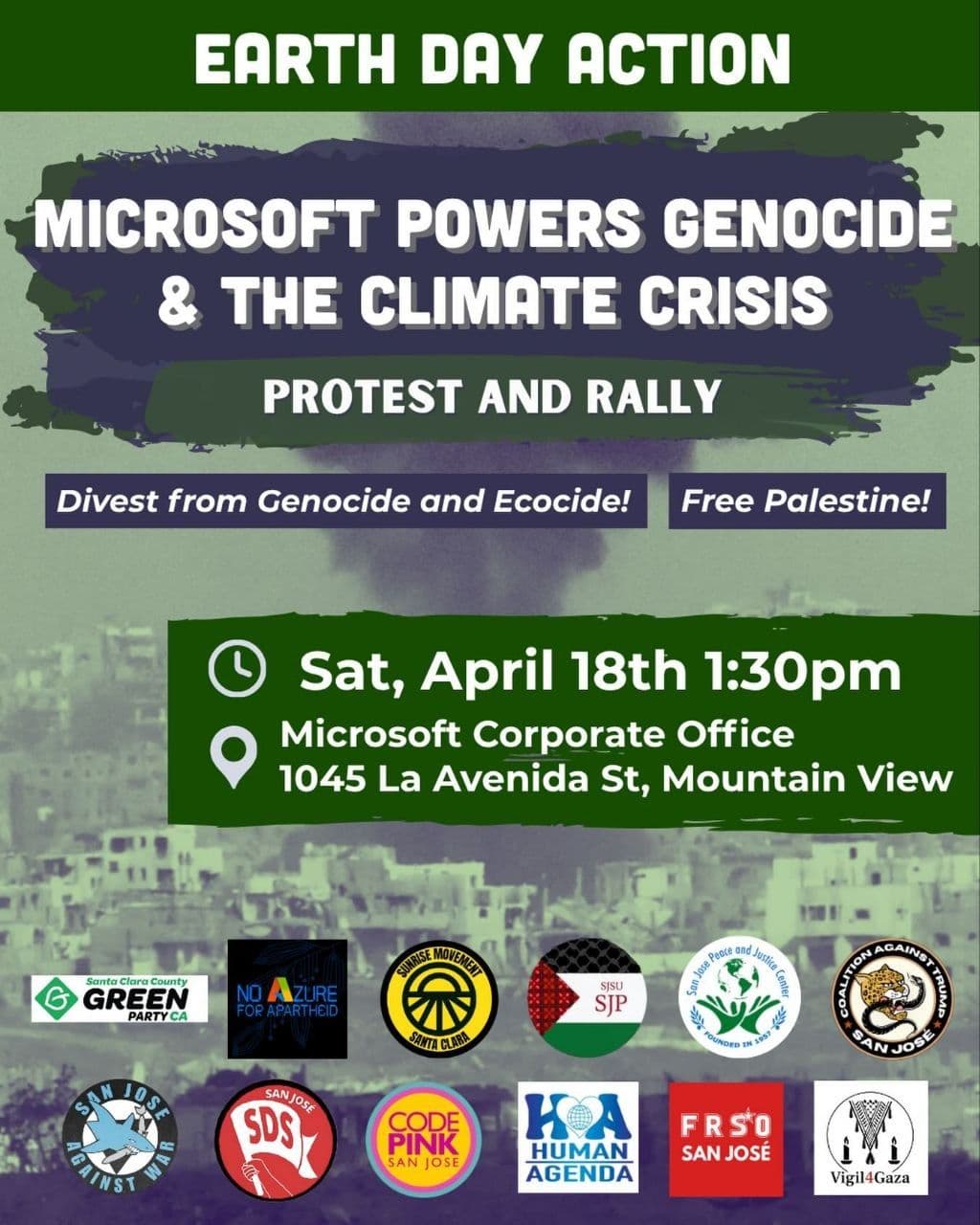 MICROSOFT POWERS GENOCIDE & THE CLIMATE CRISIS