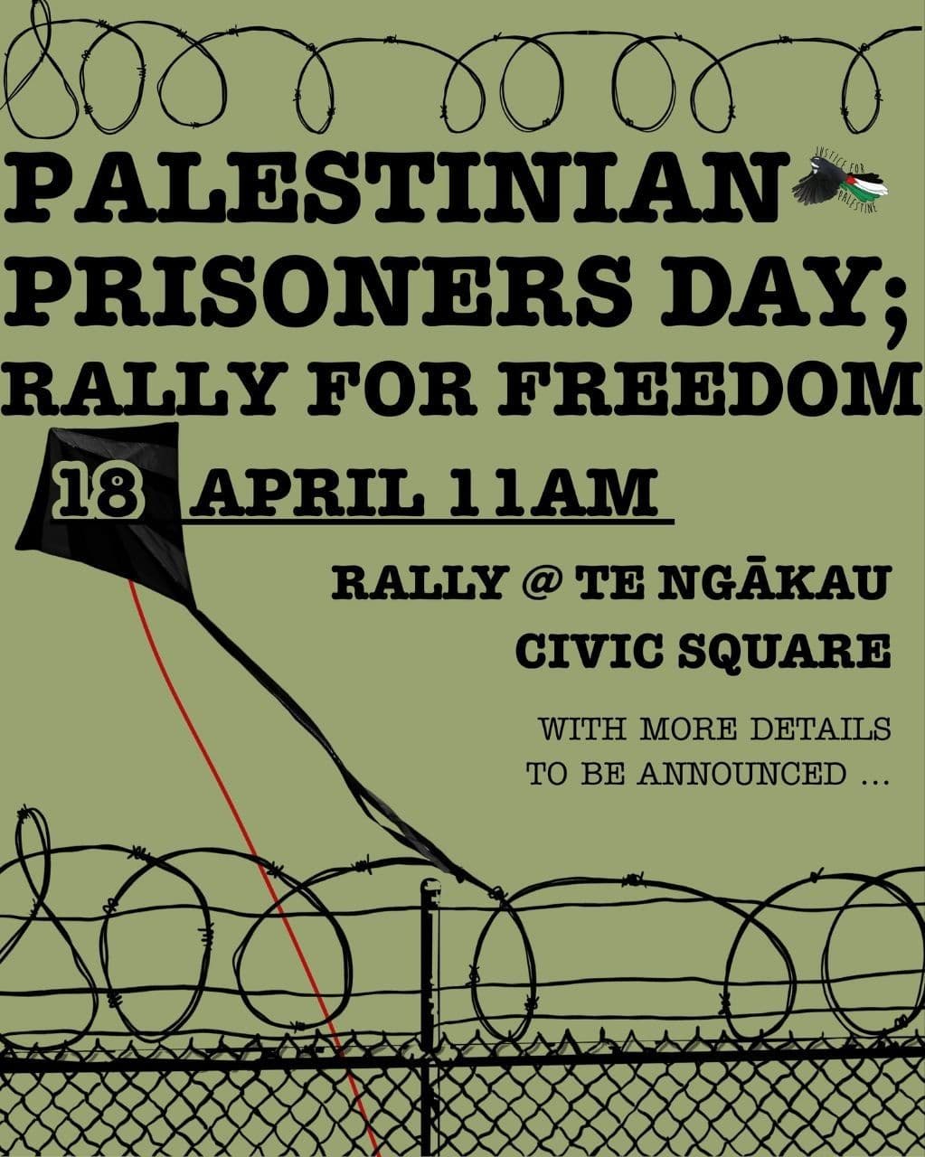 PALESTINIAN PRISONERS DAY; RALLY FOR FREEDOM
