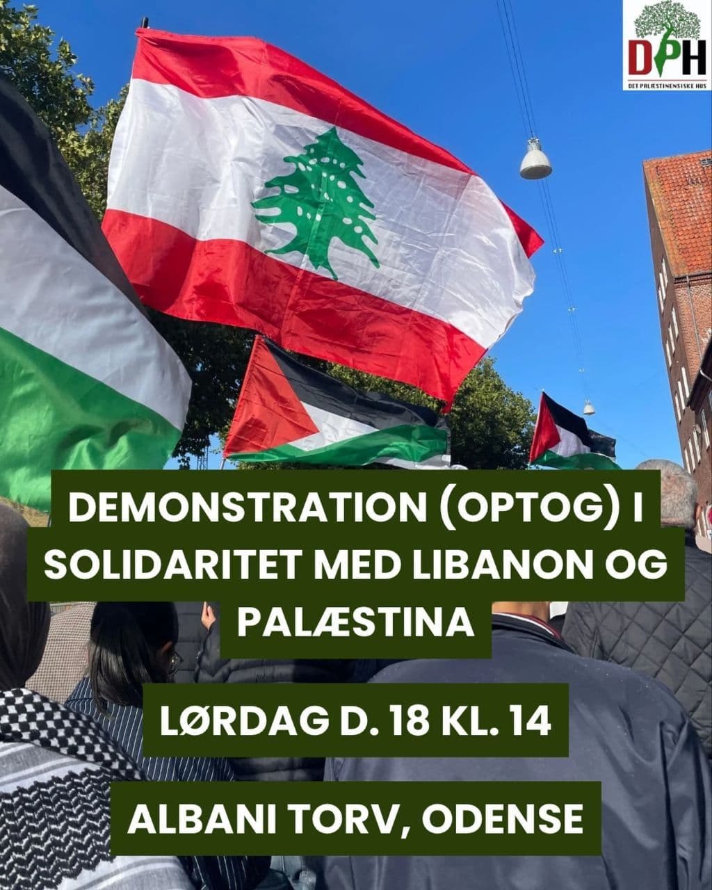 DEMONSTRATION (OPTOG) I SOLIDARITET MED LIBANON OG PALASTINA