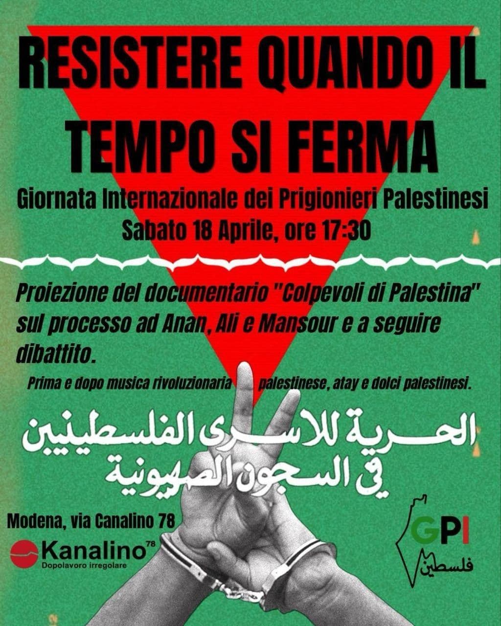 RESISTERE QUANDO IL TEMPO SI FERMA