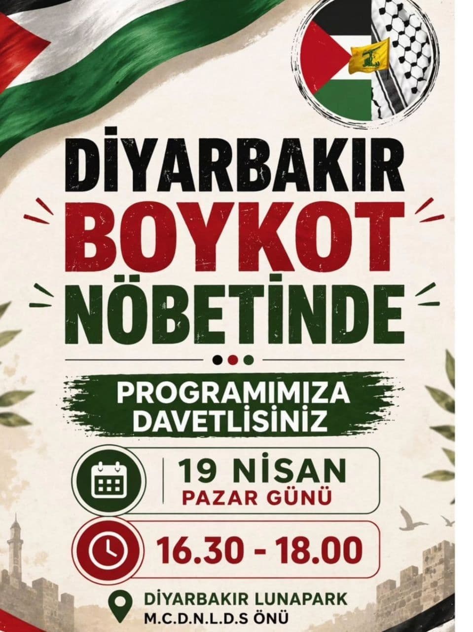 DIYARBAKIR BOYKOT NOBETINDE