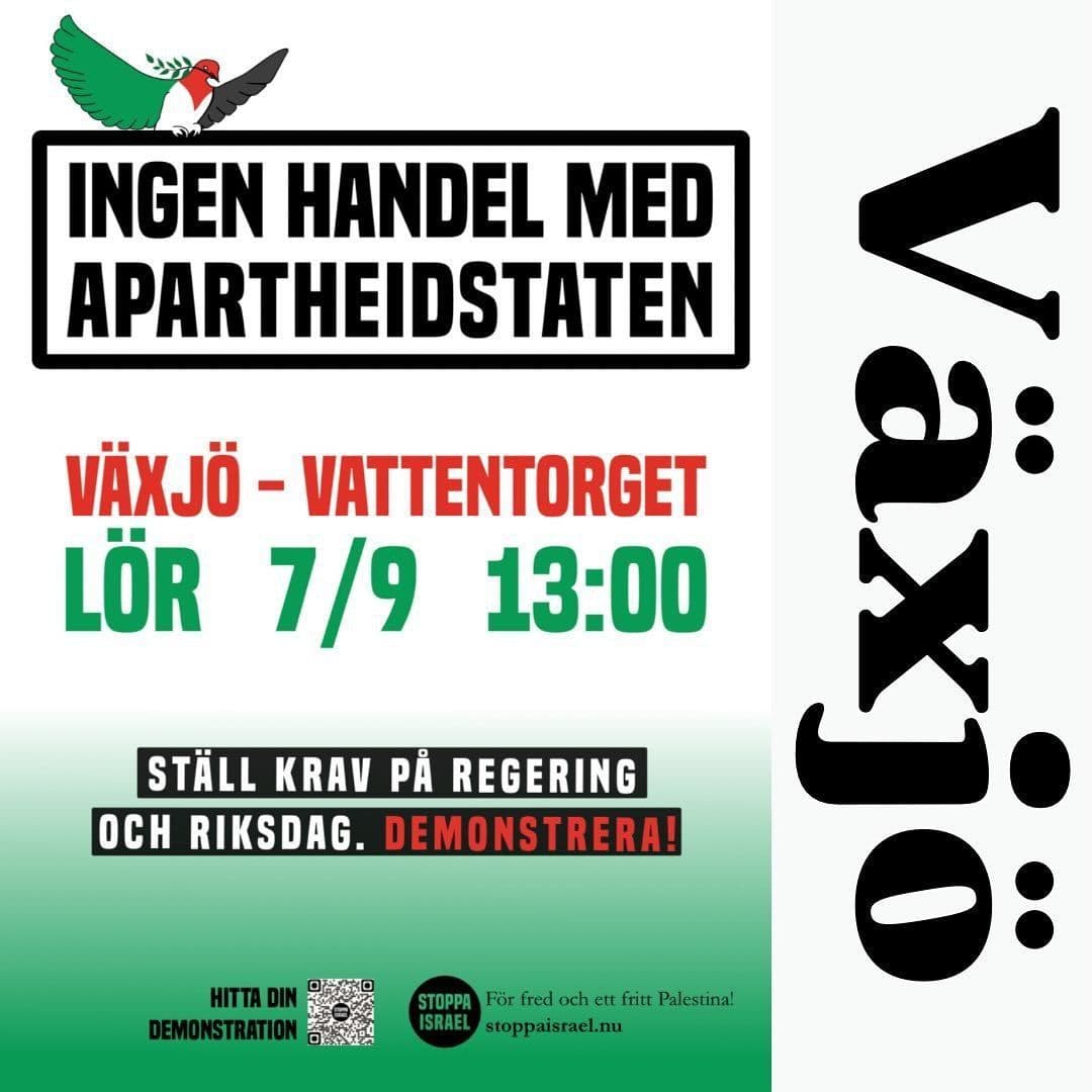 INGEN HANDEL MED APARTHEIDSTATEN (Växjö)