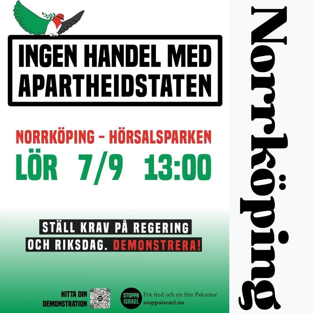 INGEN HANDEL MED APARTHEIDSTATEN (Norrköping)