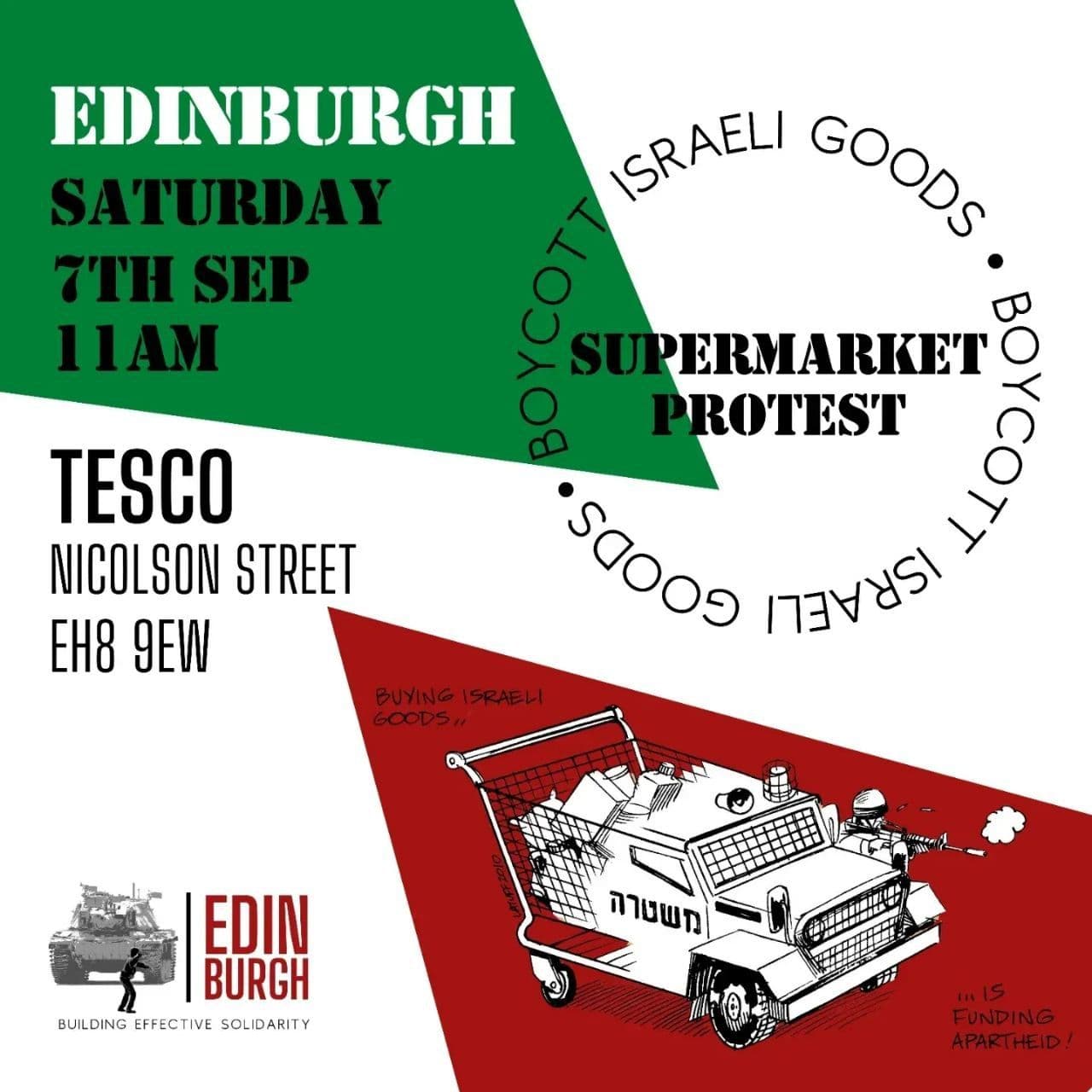 EDINBURGH ACTION ALERT