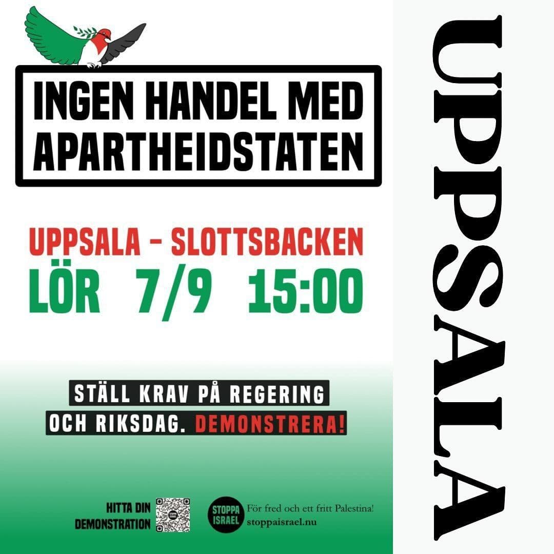 INGEN HANDEL MED APARTHEIDSTATEN (UPPSALA)