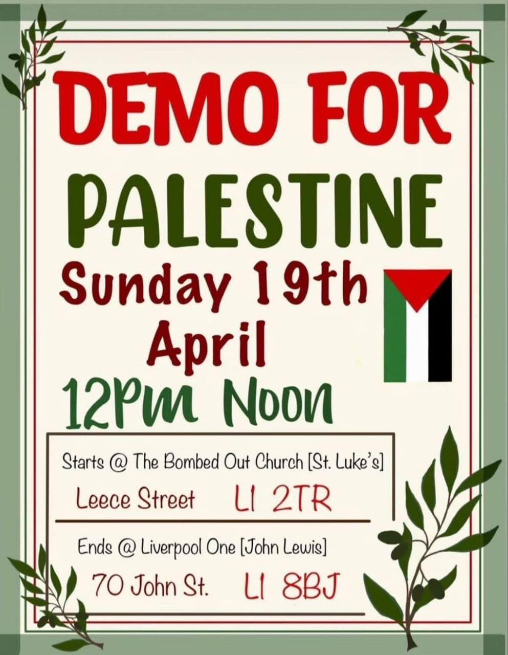 DEMO FOR PALESTINE