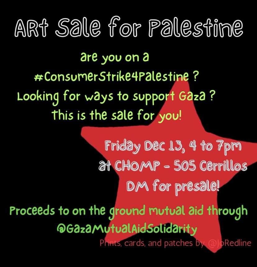 ARt Sale for Palestine