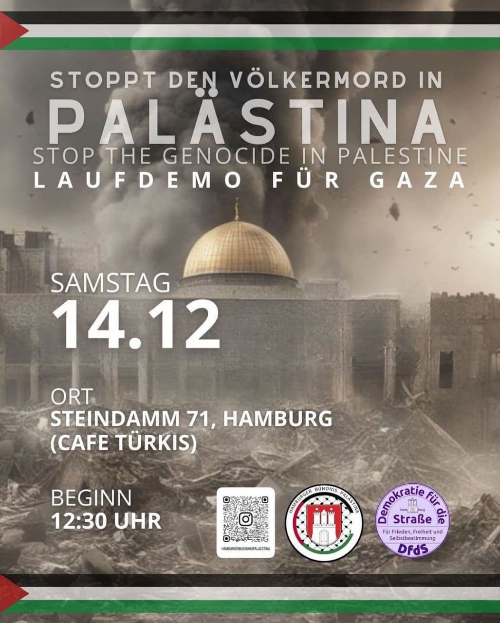 STOPPT DEN VÖLKERMORD IN PALASTINA