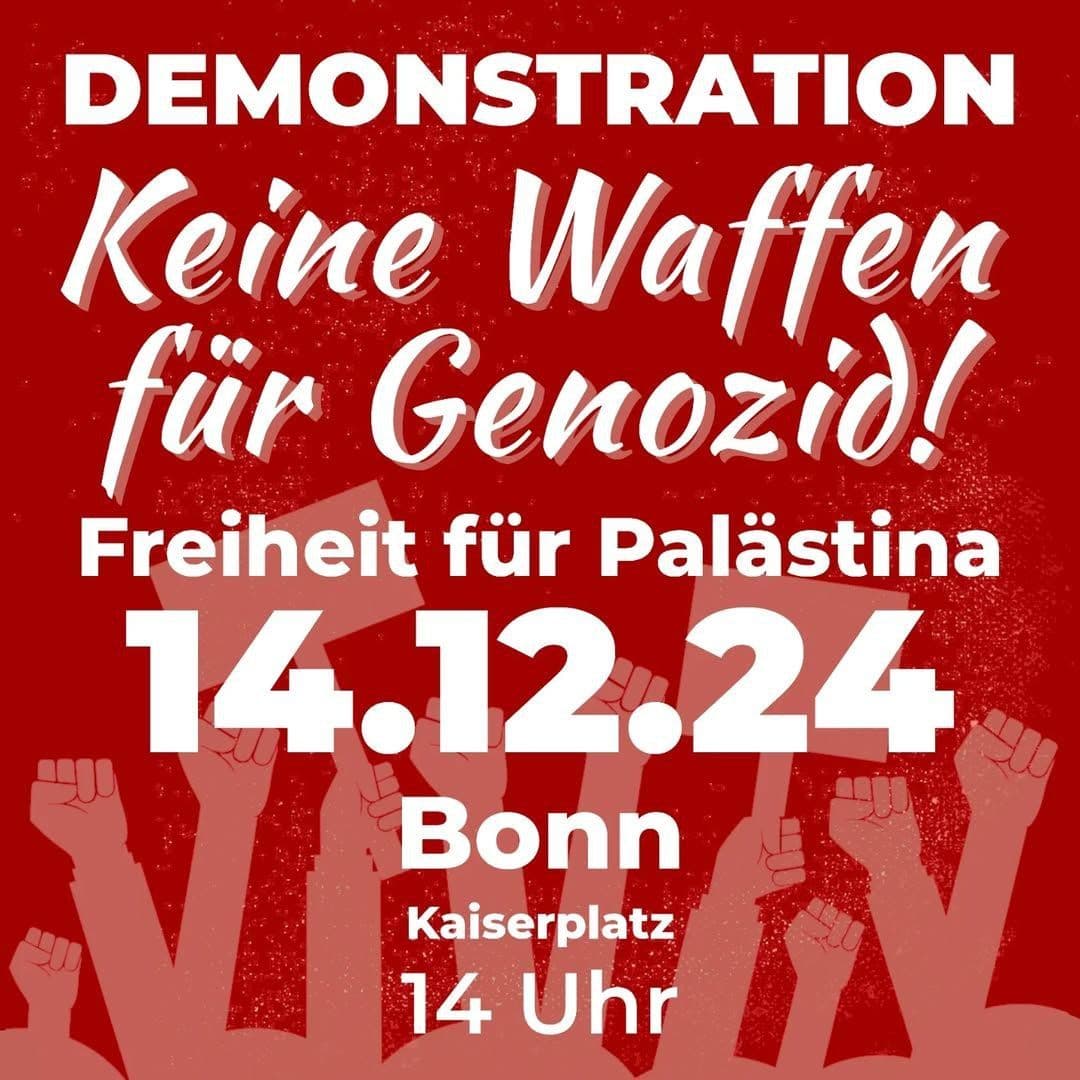 Freiheit für Palästina – Keine Waffen für Genozid!