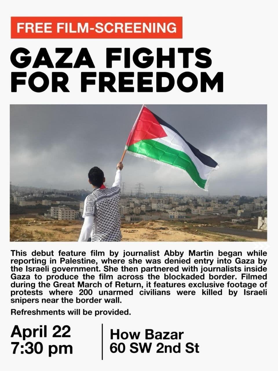 GAZA FIGHTS FOR FREEDOM