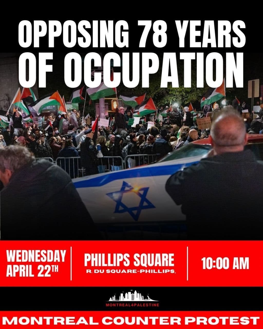 OPPOSING 78 YEARS OF OCCUPATION