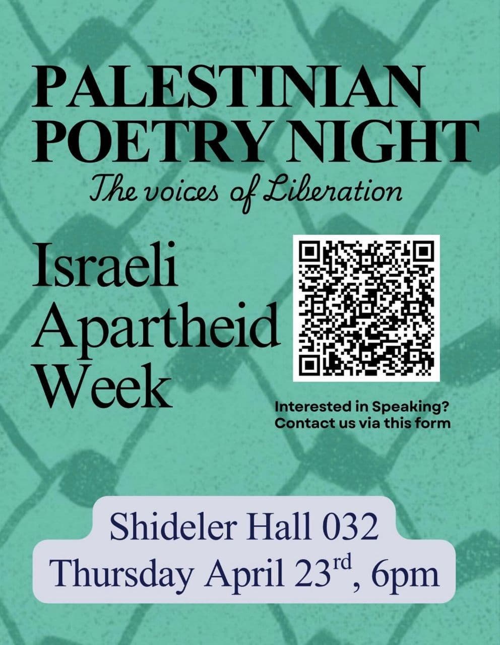 PALESTINIAN POETRY NIGHT
