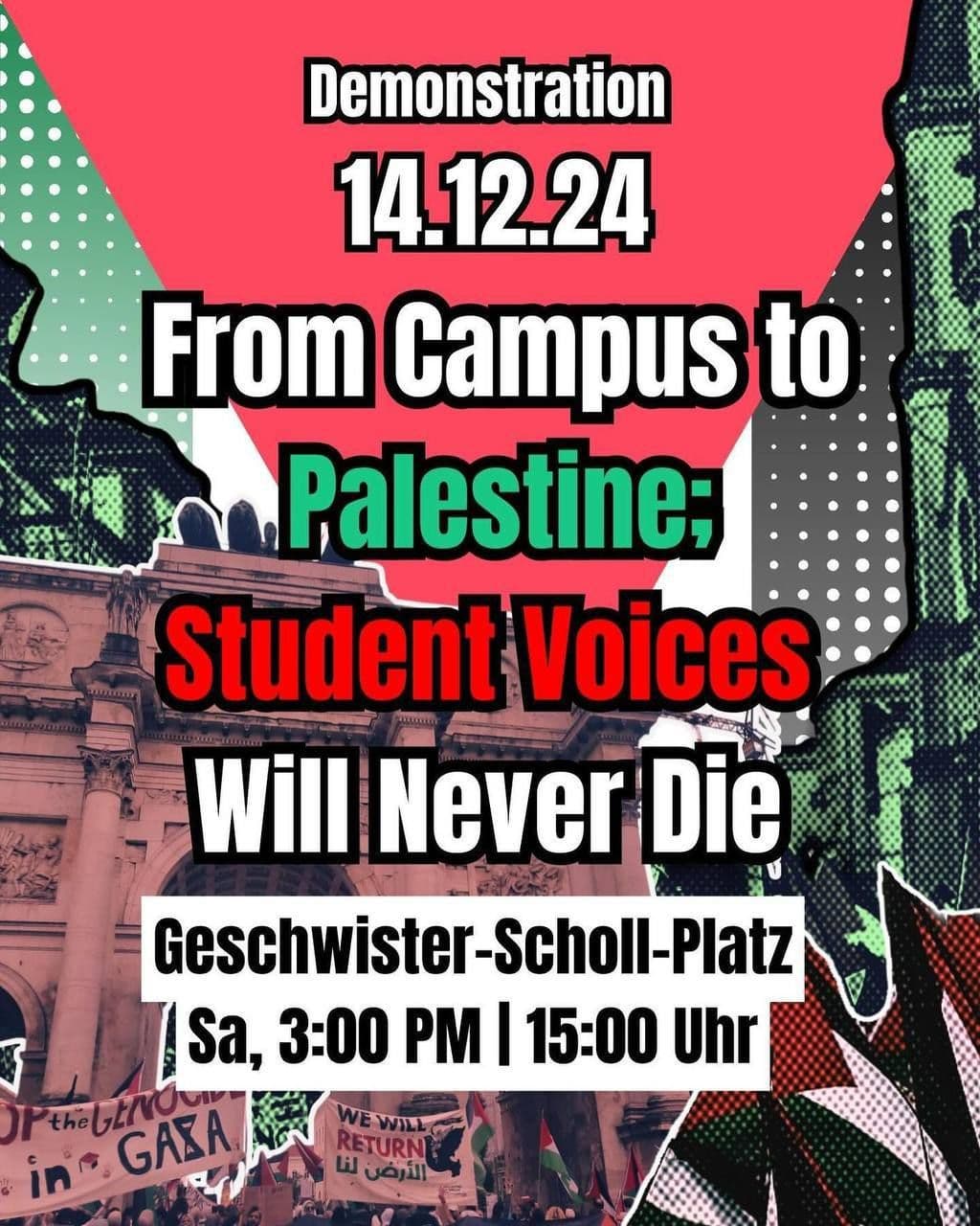From Campus to Palestine; Student Voices Will Never Die