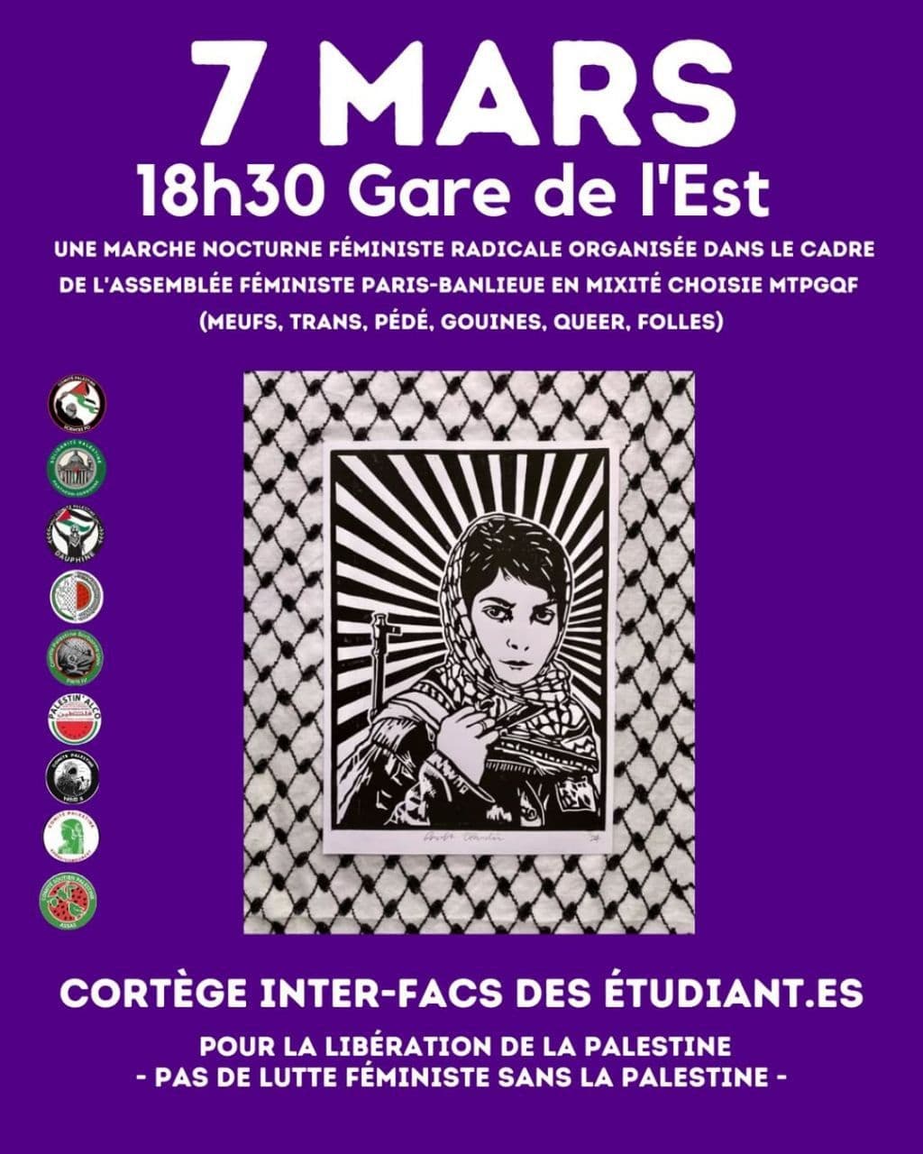 CORTÈGE INTER-FACS DES ÉTUDIANT.ES
