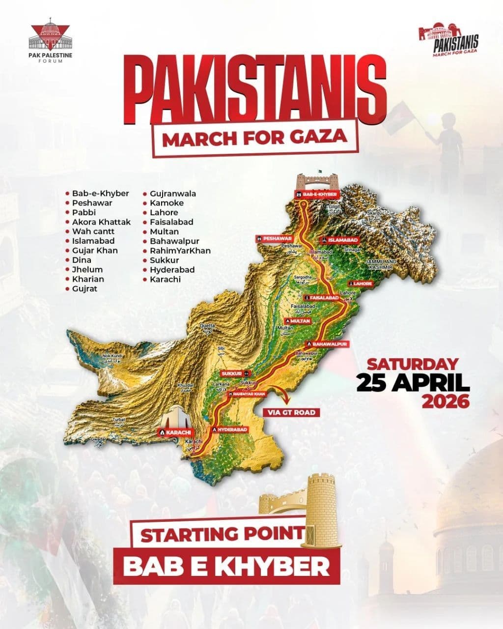 MARCH FOR GAZA