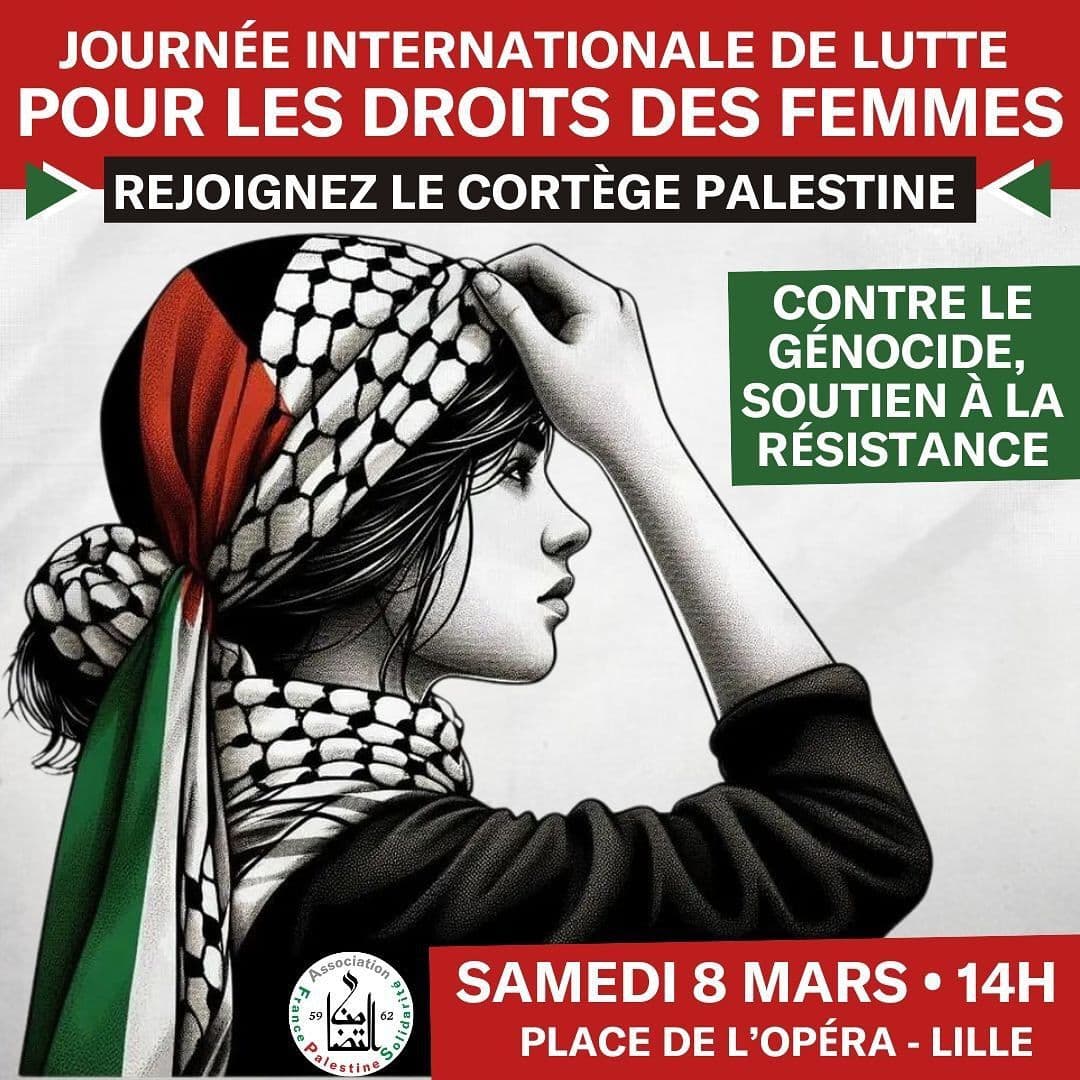 REJOIGNEZ LE CORTÈGE PALESTINE