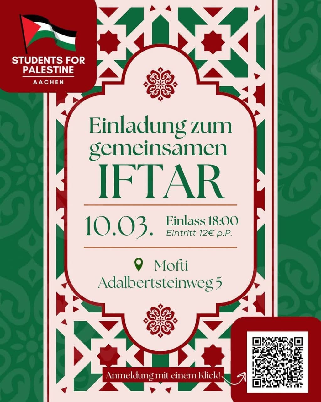 Einladung zum gemeinsamen IFTAR