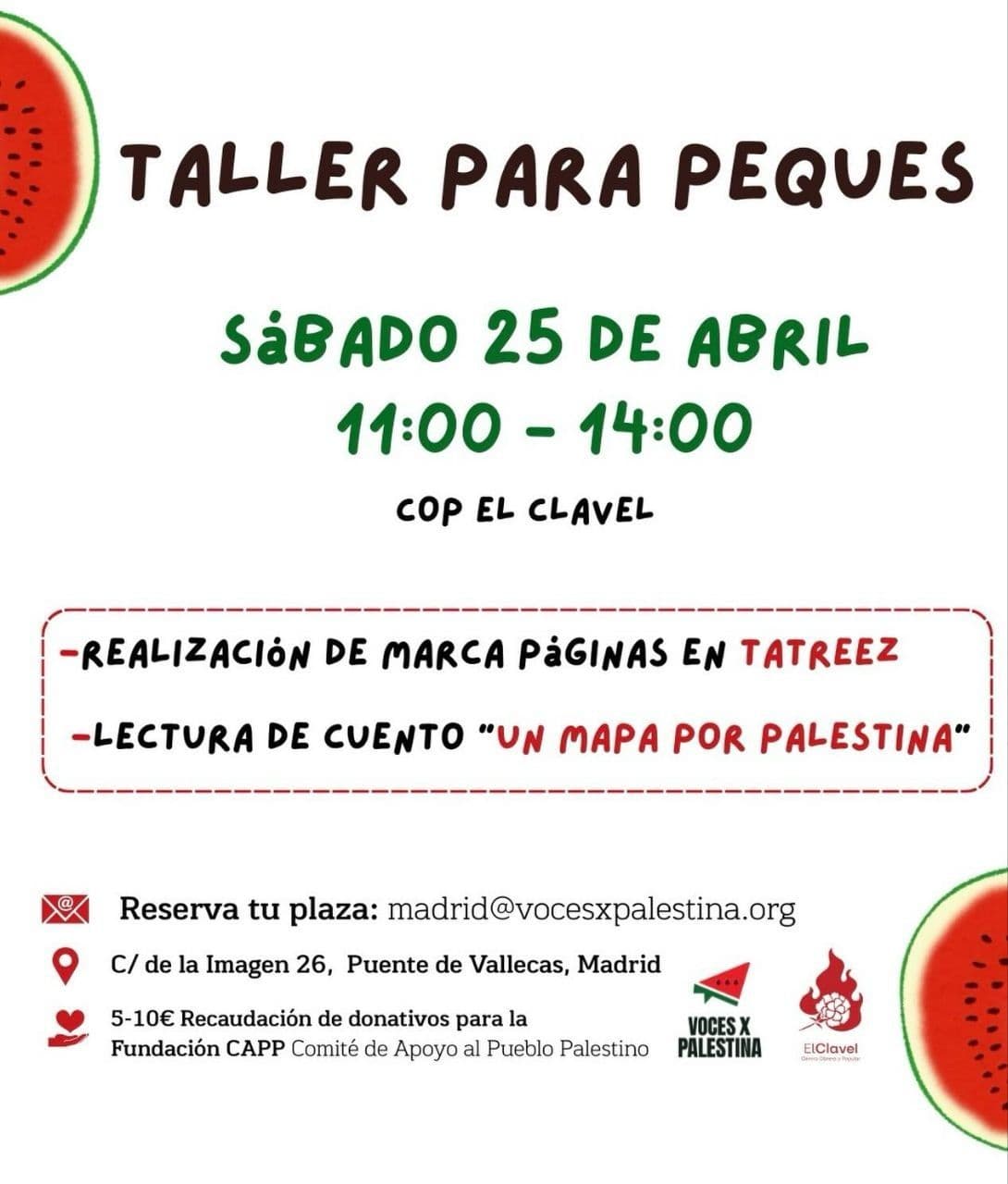 TALLER PARA PEQUES