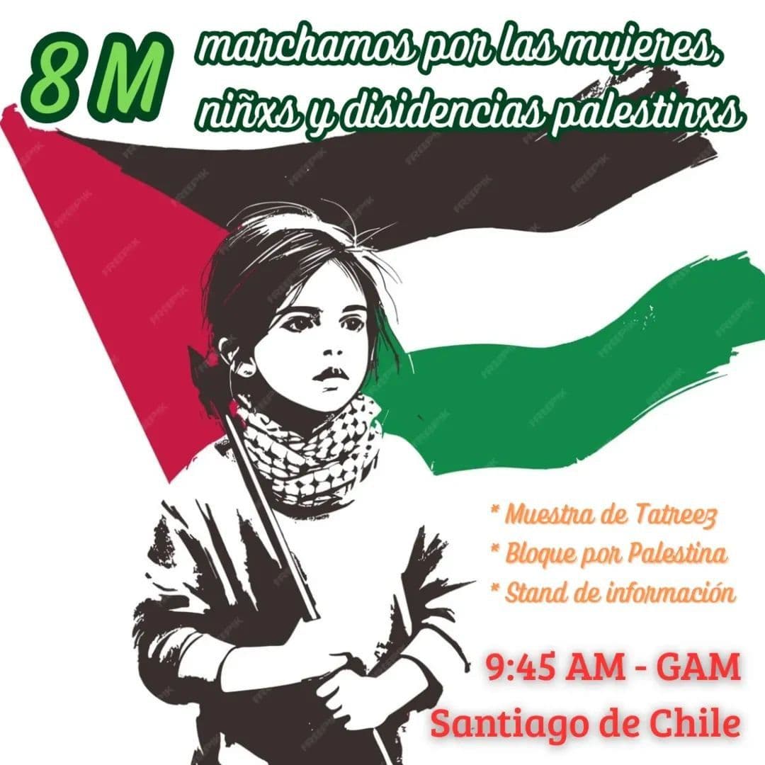 manchamos por las mujeres, afixs y disidencias palestinas