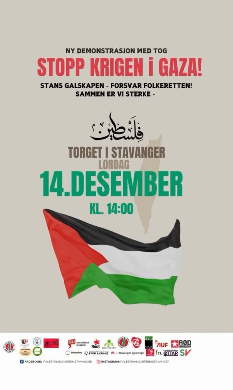 STOPP KRIGEN i GAZA!