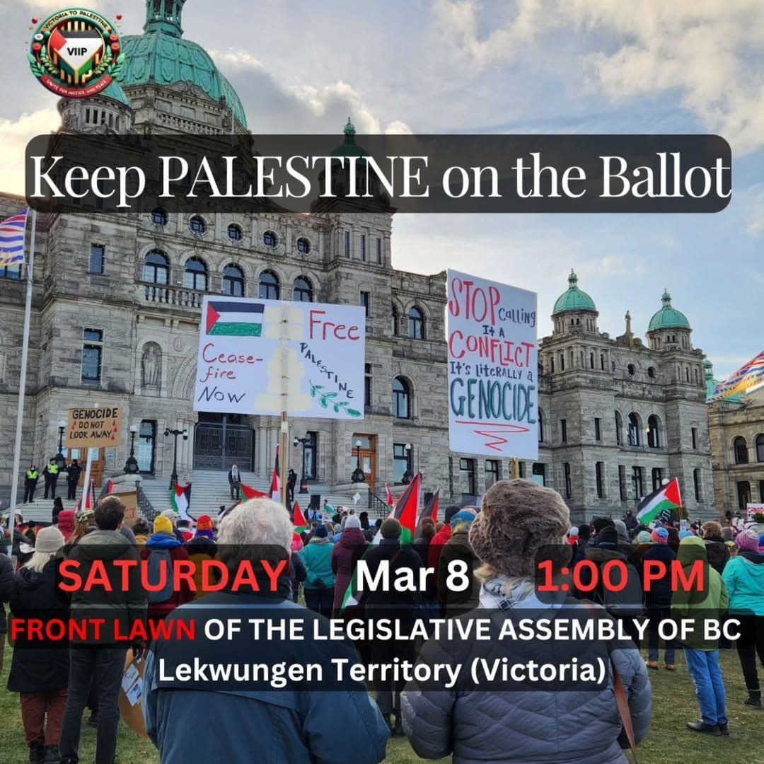 Keep PALESTINE on the Ballot