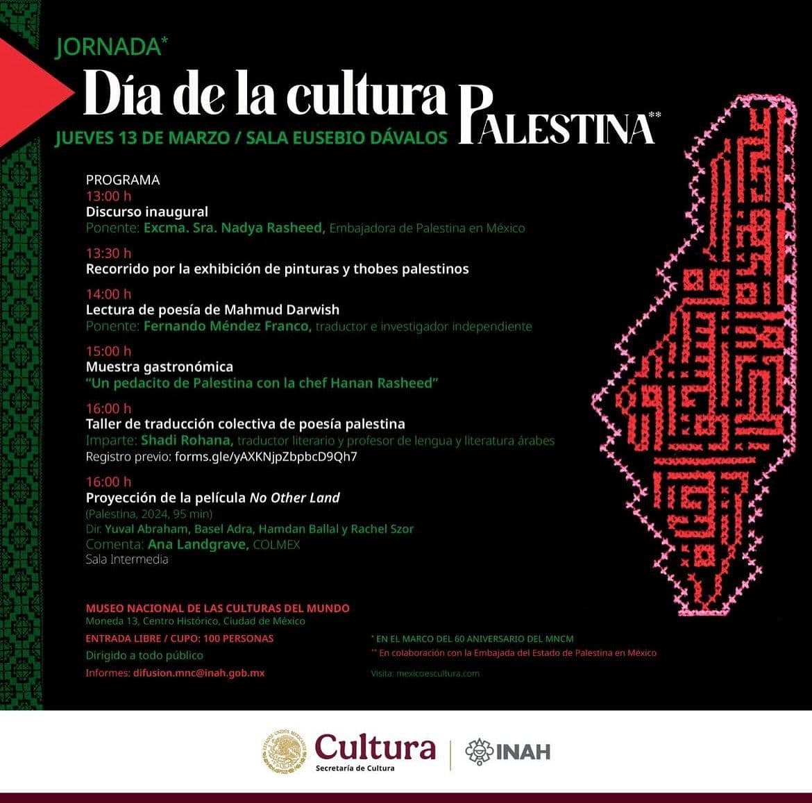 Día de la cultura PALESTINA