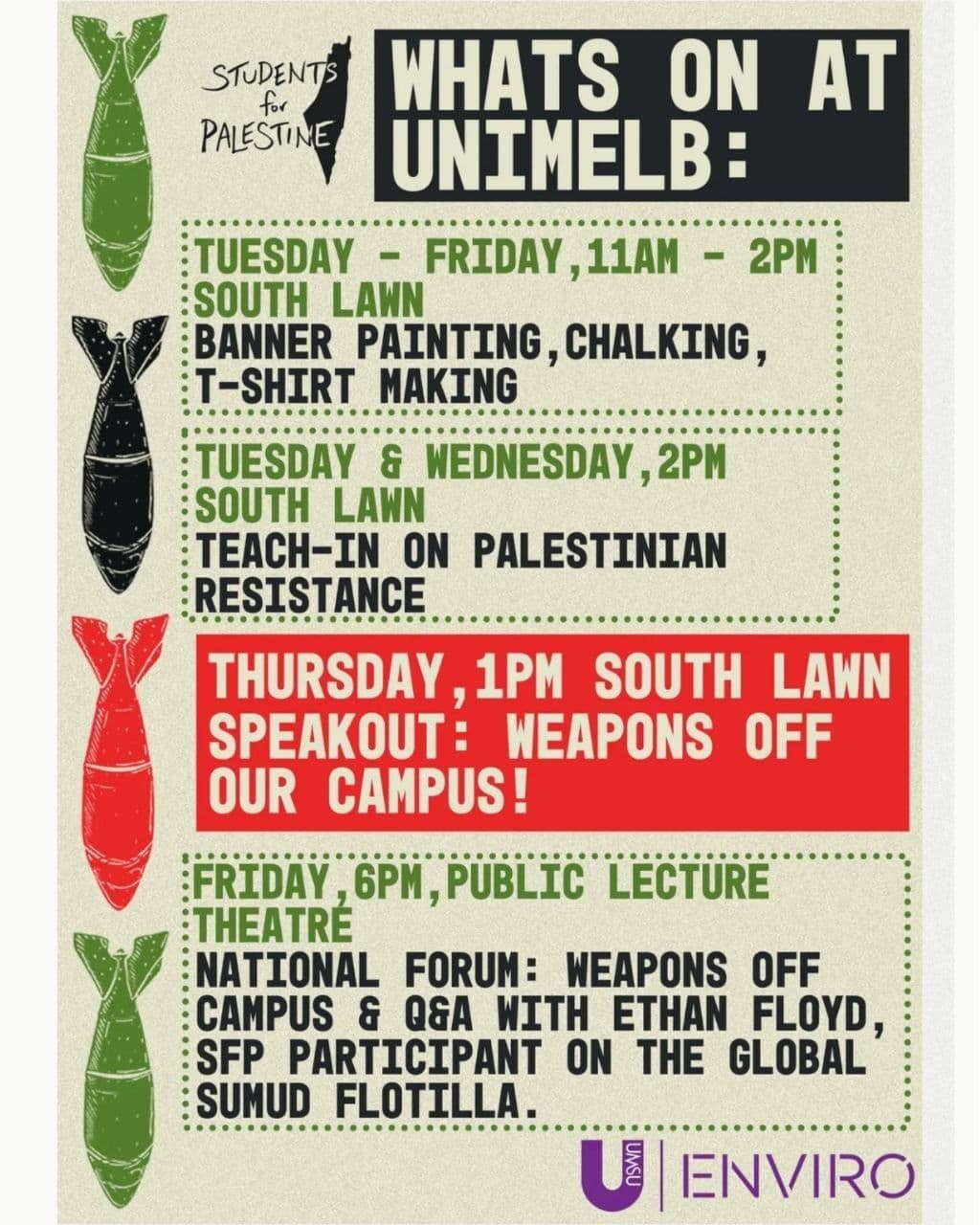 WHATS ON AT UNIMELB:
